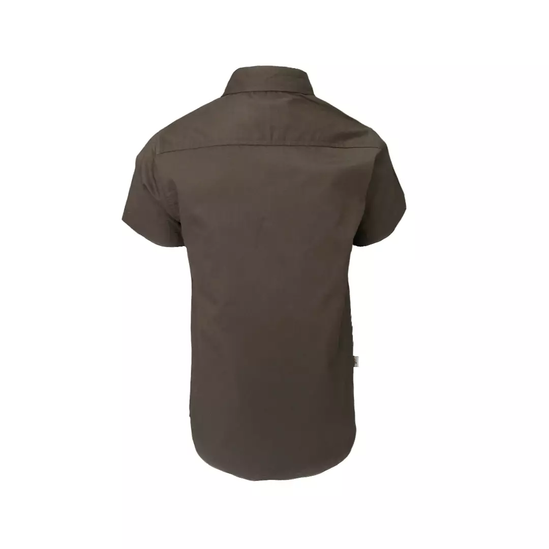 Pingu Kemeja Anak Laki Laki Polos Pendek Cokelat 92205930