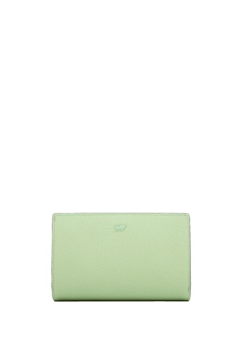 Buy Braun Buffel Ophelia 2 Fold 3 4 Wallet With Exterior Coin Compartment In Green Ash Online Zalora Malaysia