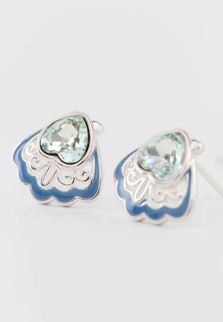 Crystal Stud Earrings - Multi Color