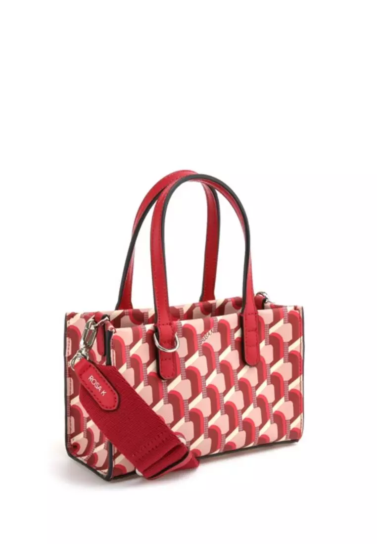 Jual ROSA.K Cabas Monogram Day Tote Real Red SS Original