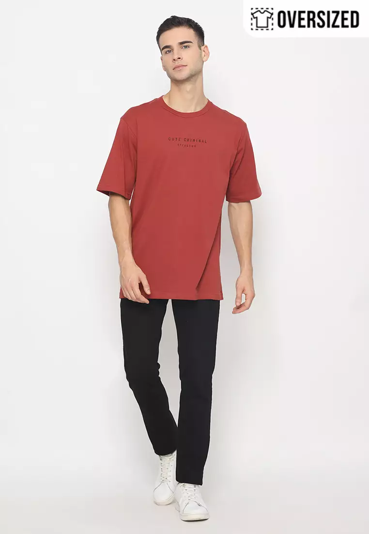 RBJ Unisex T-Shirt Teddy Cotton Combed Oversized Pria 2079350011