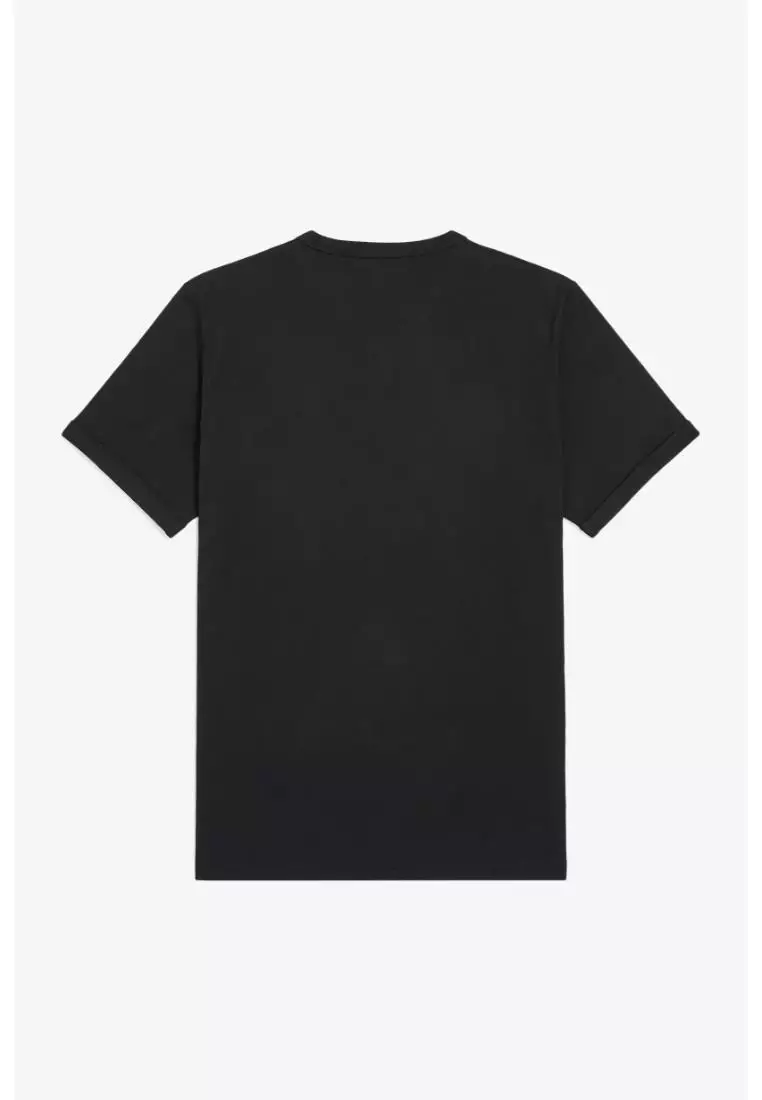 Fred Perry M3519 Ringer T-Shirt (Black)