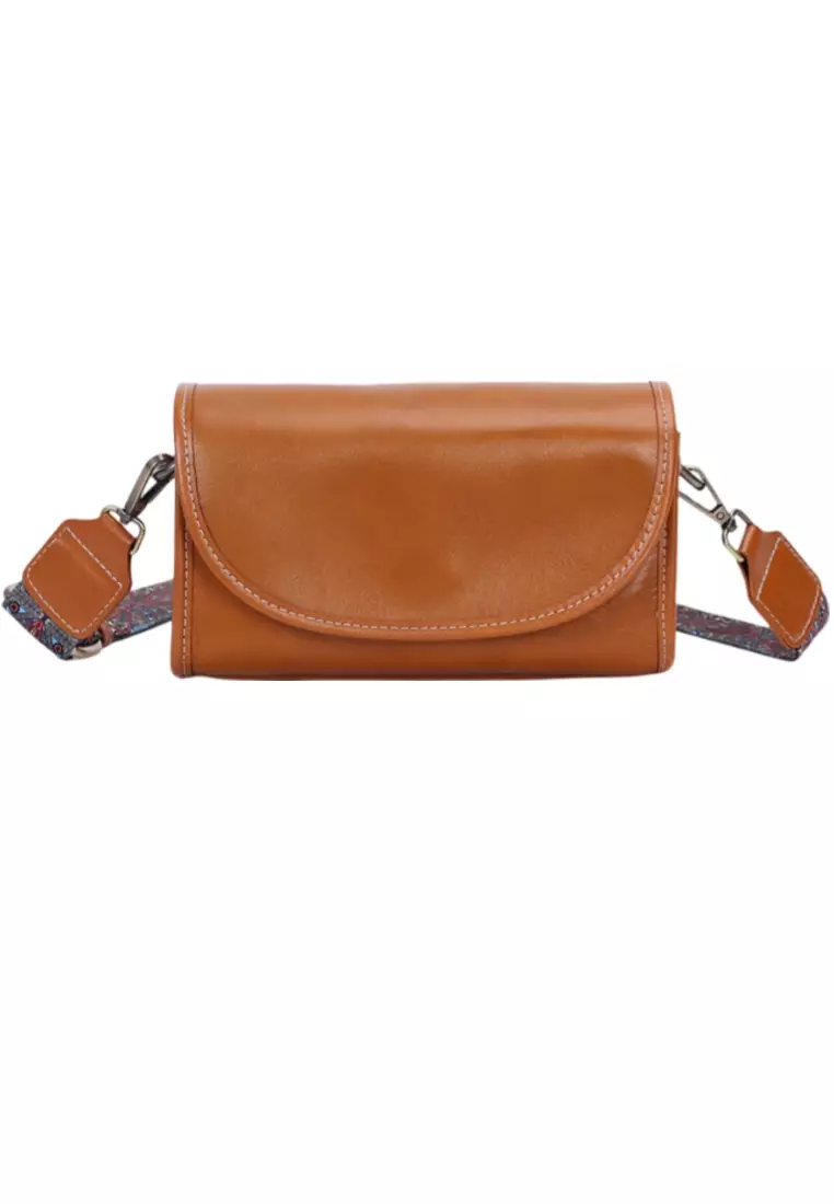 Vintage cowhide purse top