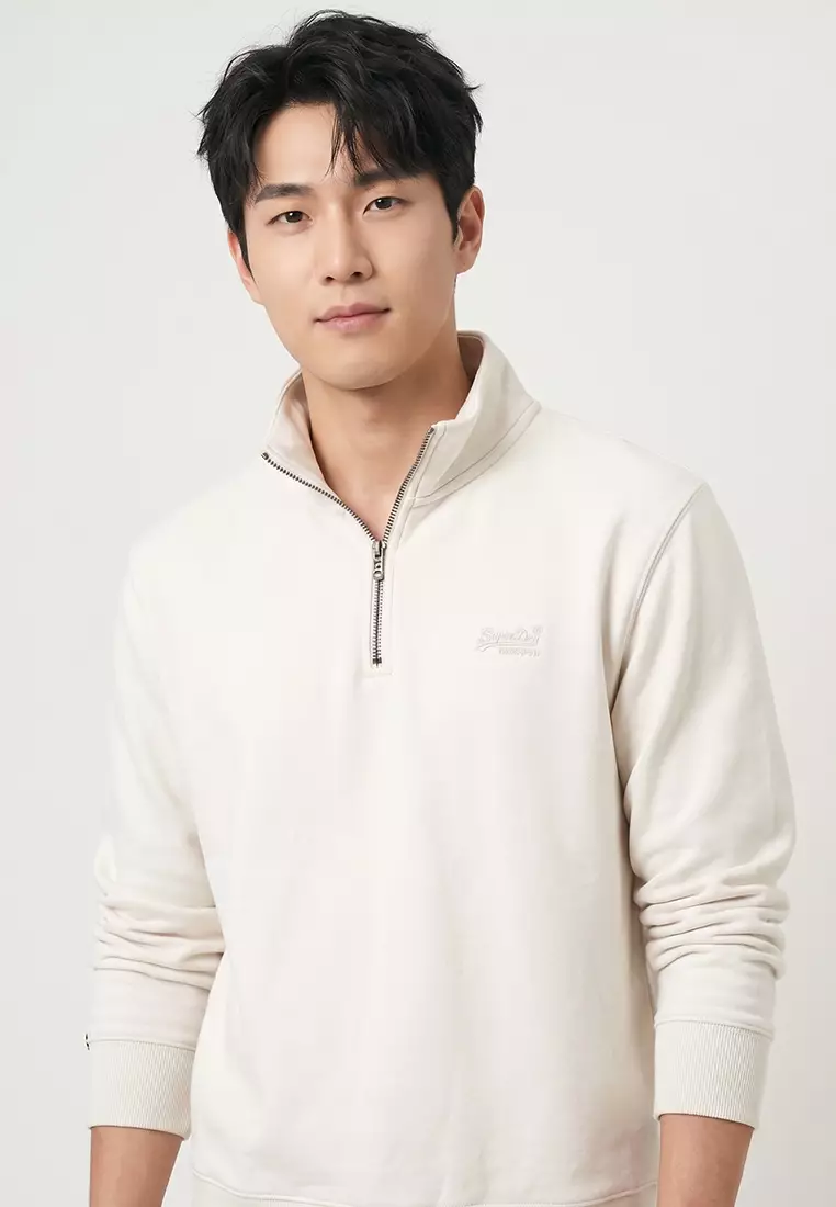 Essential Logo Half Zip Sweatshirt