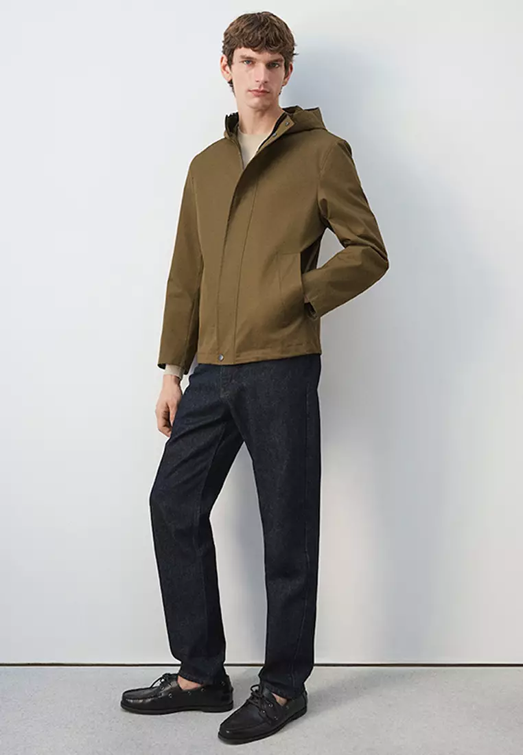 Water-Repellent Parka Jacket With Pockets