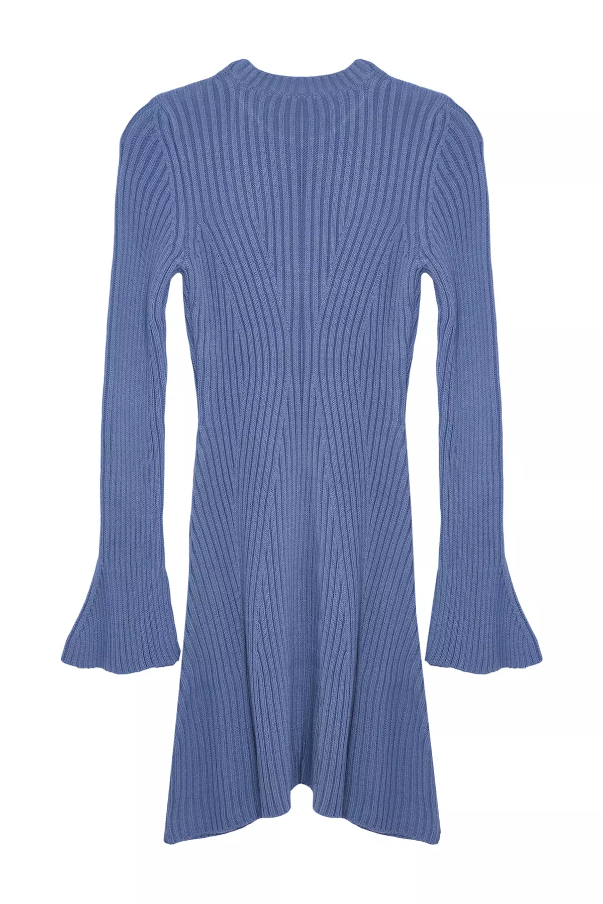 Indigo Mini Knitwear A-Line Form Dress TWOAW25EL00030