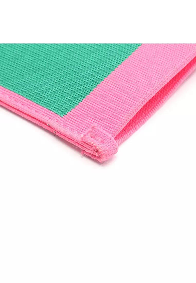 Pre-Loved MARNI Logo Tote Shoulder bag tote bag green pink