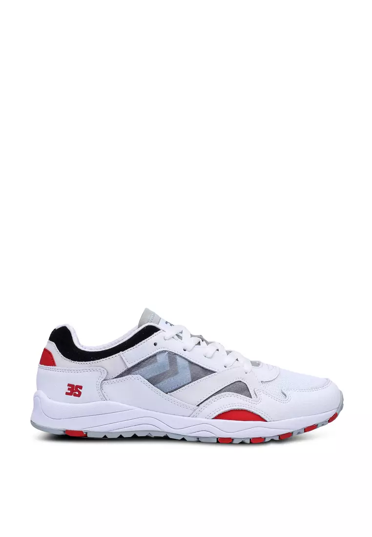 Discount on Hummel  shoes - SKU: Edmonton 3s Leather Retro Trainers