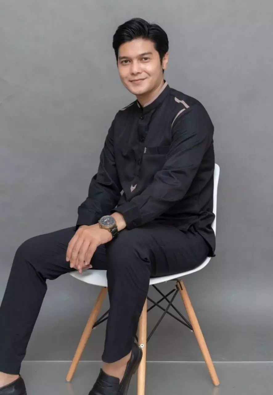 Nazar Hitam Koko Kombinasi Exclusive Pria Casual Modern Lengan Panjang ZA