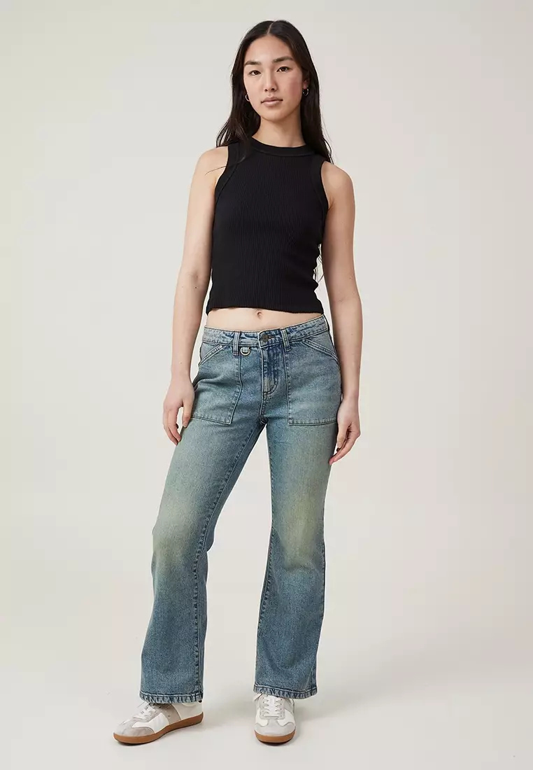 Stretch Bootcut Flare Jeans Asia Fit