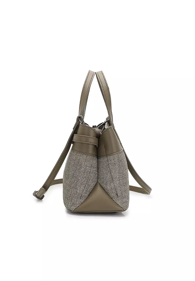 Women's Top Handle Bag / Sling Bag / Crossbody Bag / Shoulder Bag (Tas Tangan Wanita / Tas Selempang Wanita / Tas Bahu Wanita) - Hijau