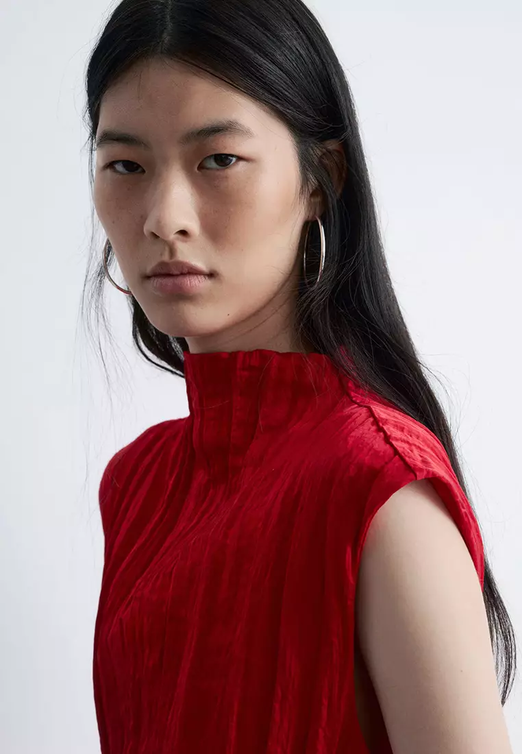 Crêpe Midi Dress