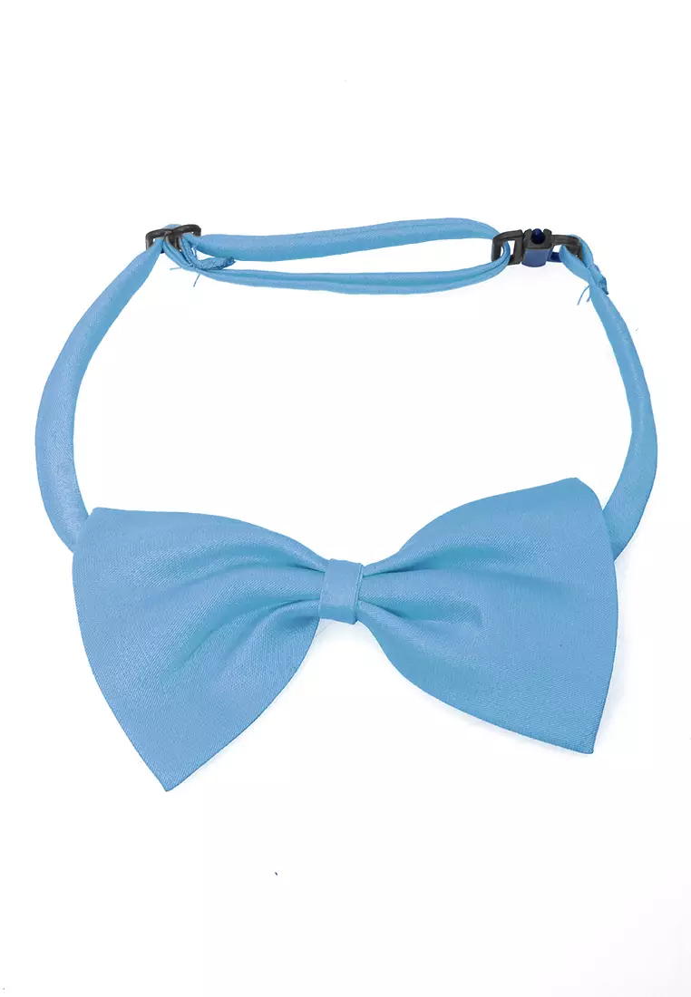 Rosarie Aksesoris Fashion Anak Pria Dasi Kupu-Kupu Tali Kecil Kid Bowties Material Polyester ORIGINAL - Sky Blue