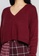 Hollister red Fabba V Neck Sweater DC0C9AA9C7B78FGS_3