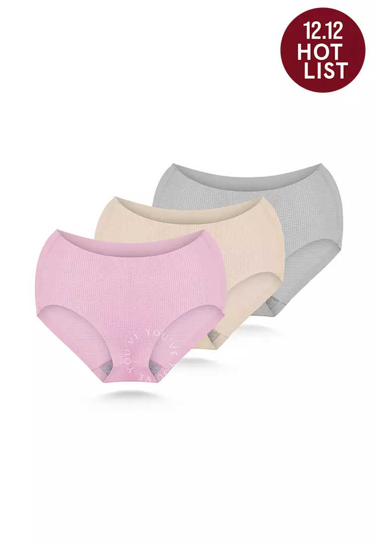 WIMIU Seamless Panty CD Celana Dalam Wanita Pakaian Dalam Wanita 000925 1 Pcs