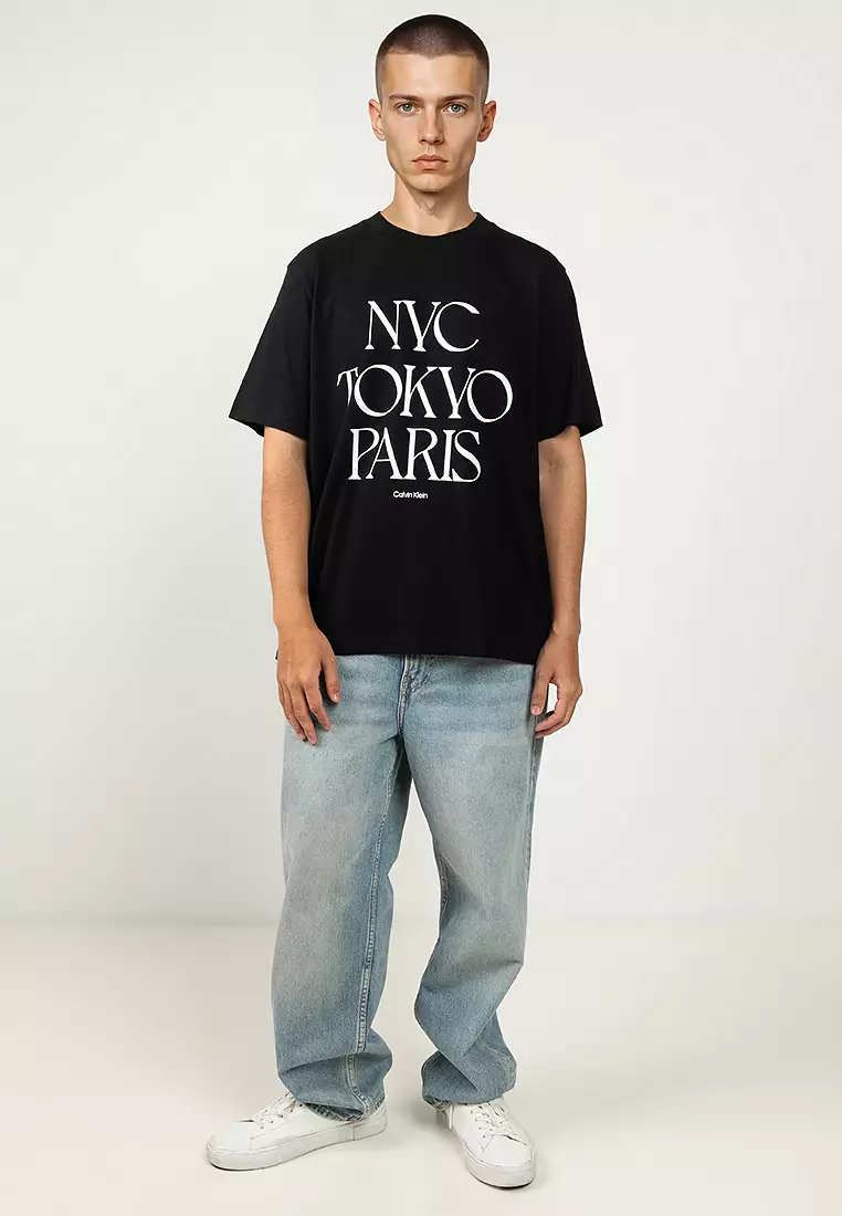 Flagship Cities 印花寬鬆T恤 - Calvin Klein Jeans