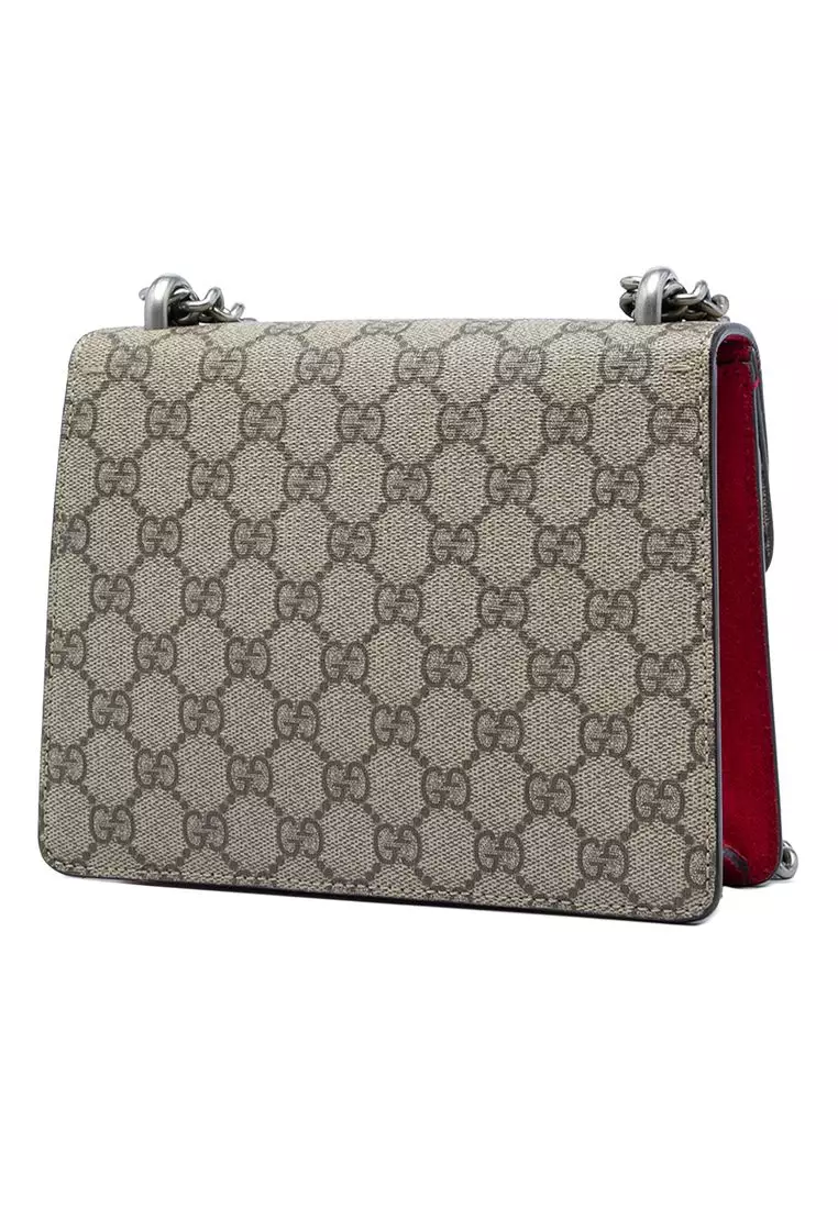 Pre-Loved Gucci Small Gg Supreme Dionysus Crossbody