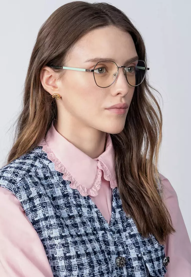 Orchard (OP724-Green) Luxury Anti-Radiation/Computer Eyeglasses from London for Women