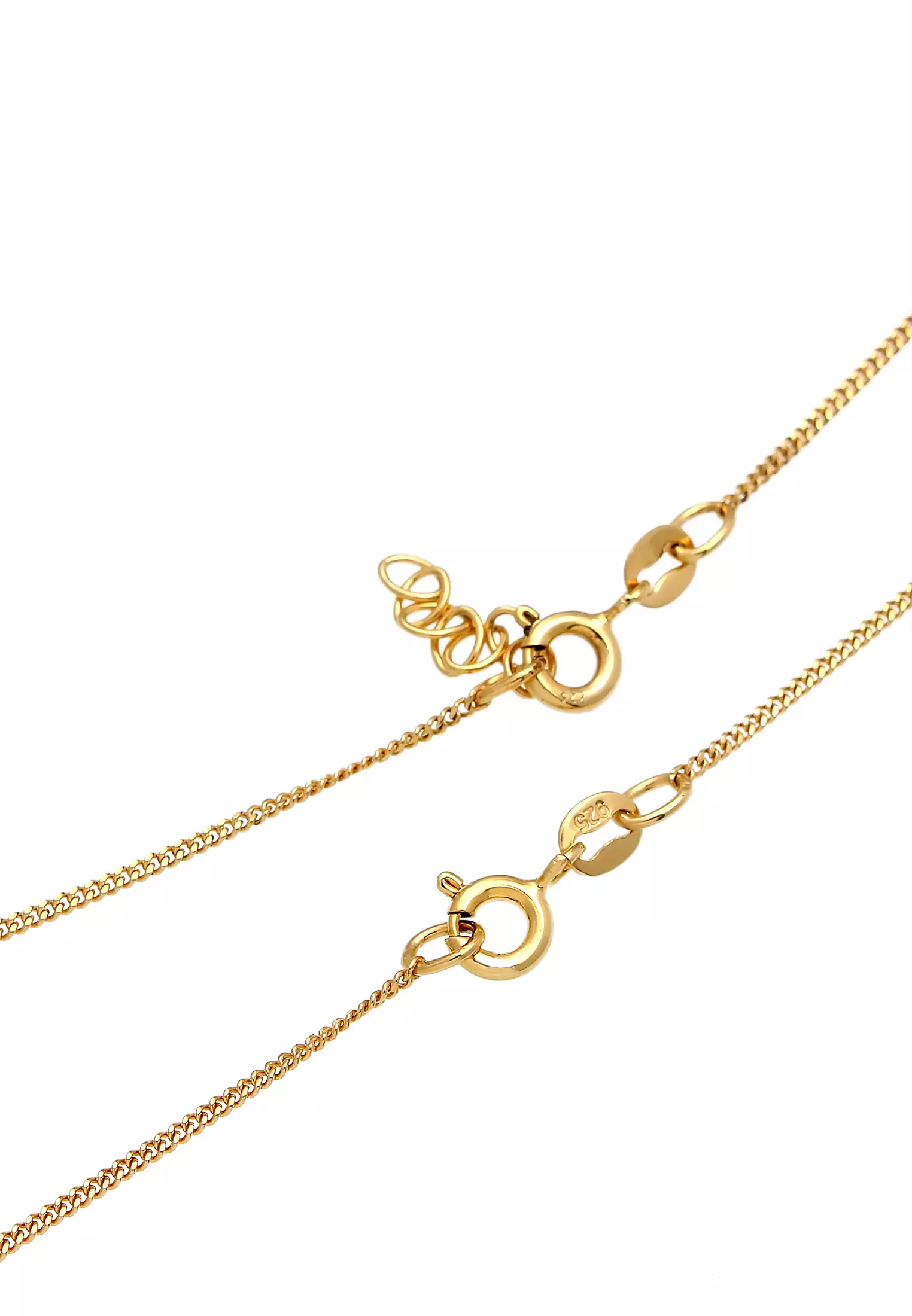 Necklace Mother Child Set Shamrock Pendant Gold Plated