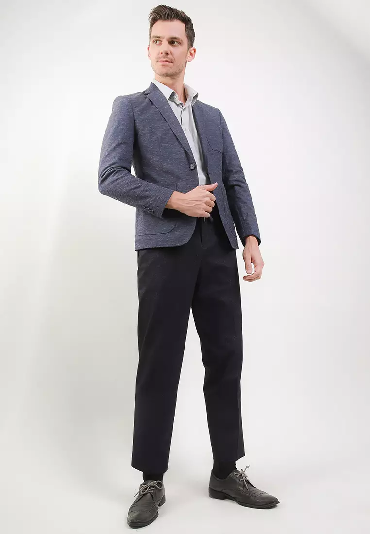 Office Wear Blazer BF002 - Notch Lapel, 1 Button