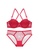W.Excellence red Premium Red Lace Lingerie Set (Bra and Underwear) 04DE8US4117515GS_1