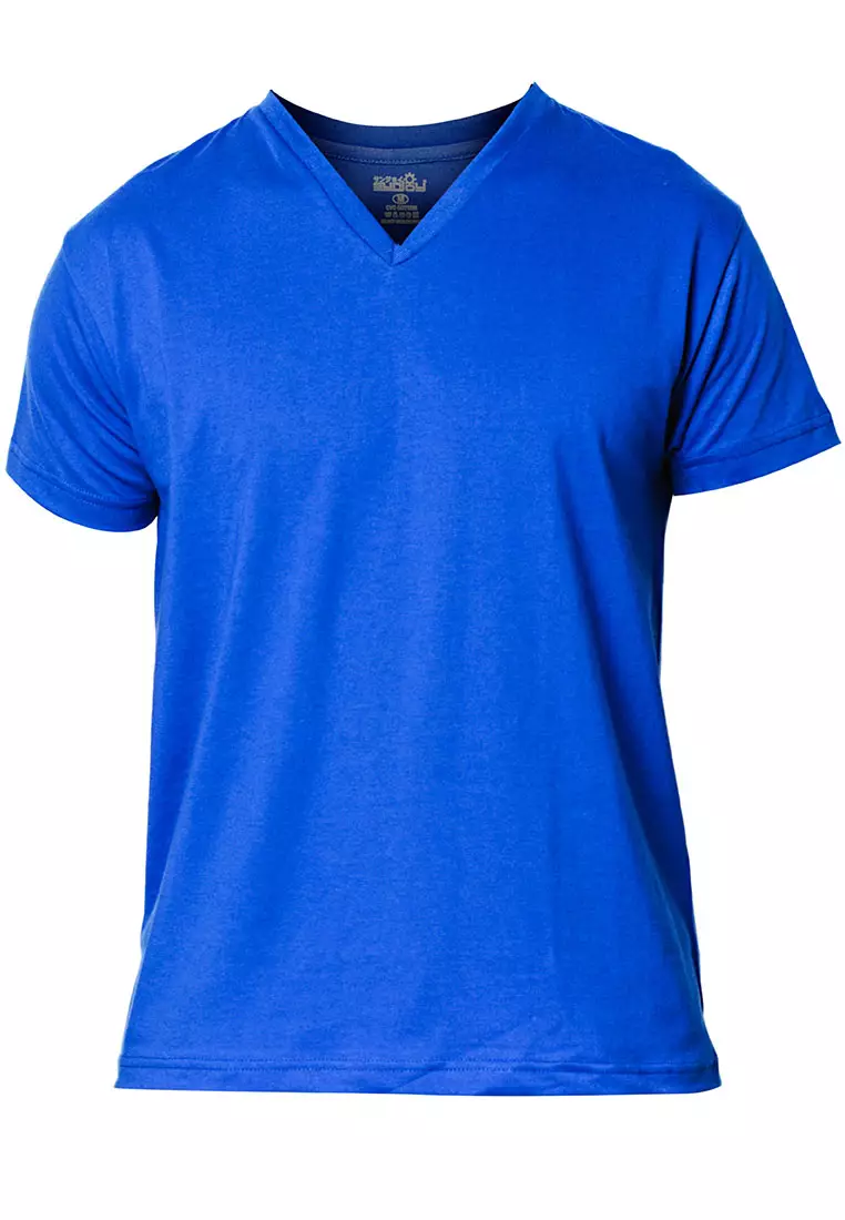 Buy Sunjoy Underwear Royal Blue V-Neck T-Shirt 2023 Online | ZALORA ...