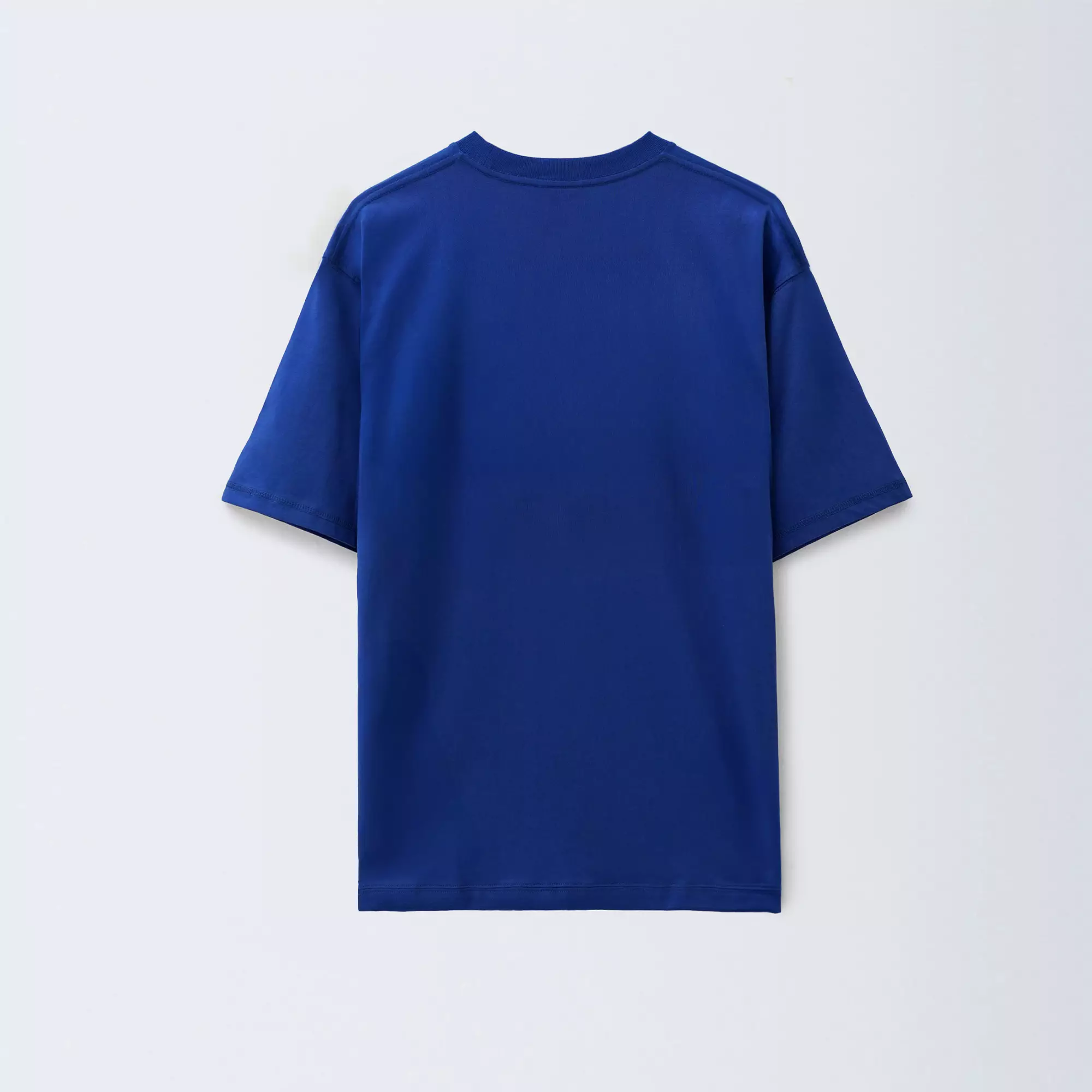 CELCIUS Red Chair Bird Sketch Kaos Lengan Pendek Oversize LIN001628C Biru