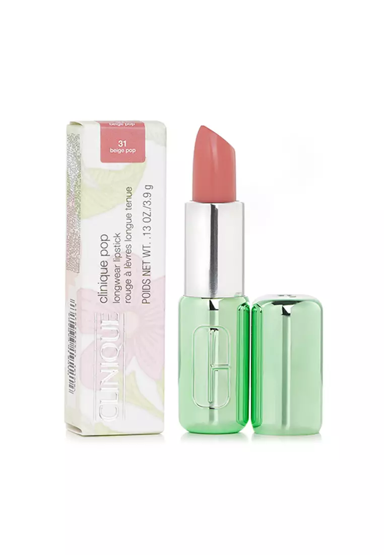 CLINIQUE - Pop Longwear Lipstick Satin - # 31 Beige Pop 3.9g/0.13oz