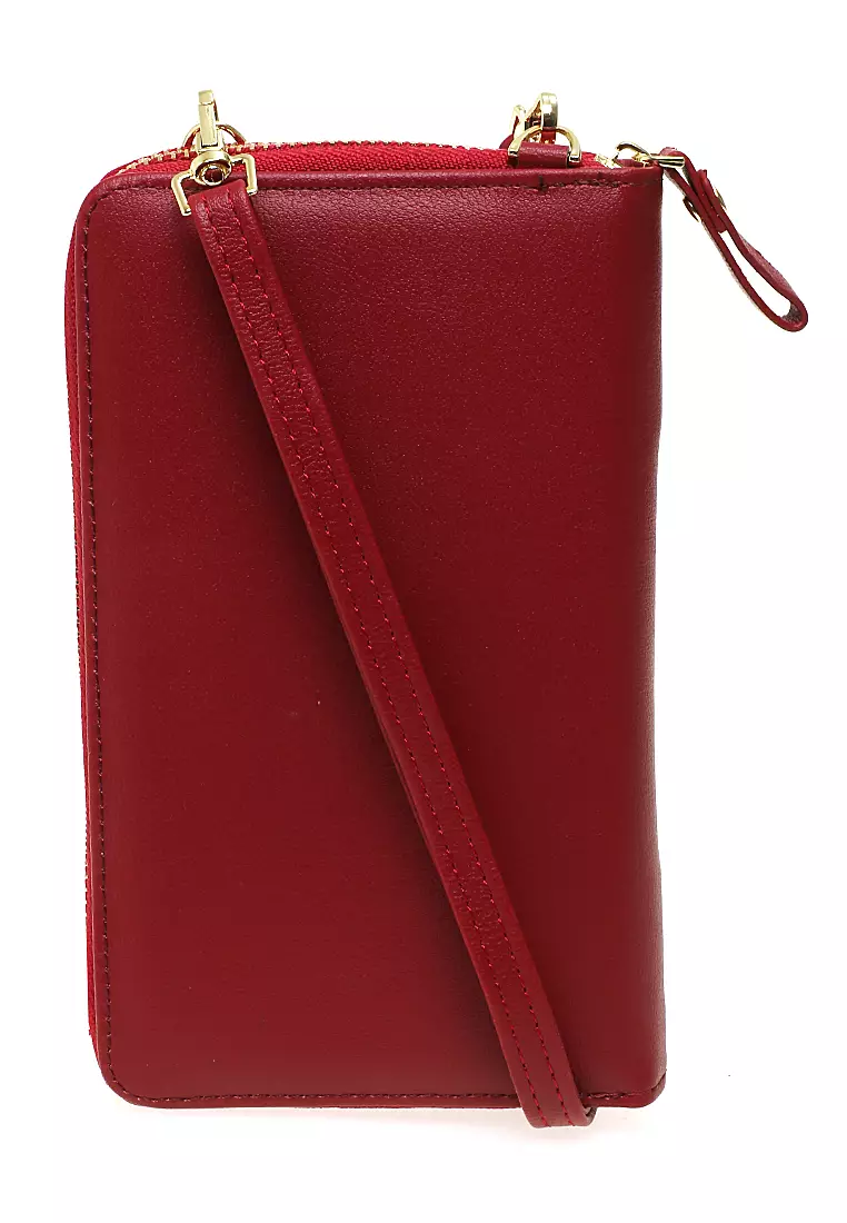 Tas Selempang Wanita Dompet Multifungsi Many Slot Material Kulit Leather ORIGINAL