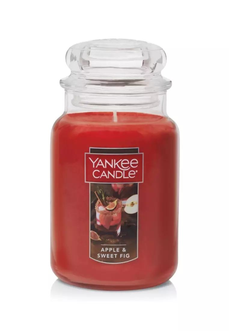 Buy Yankee Candle Apple & Sweet Fig Large Classic Jar Scented Candle