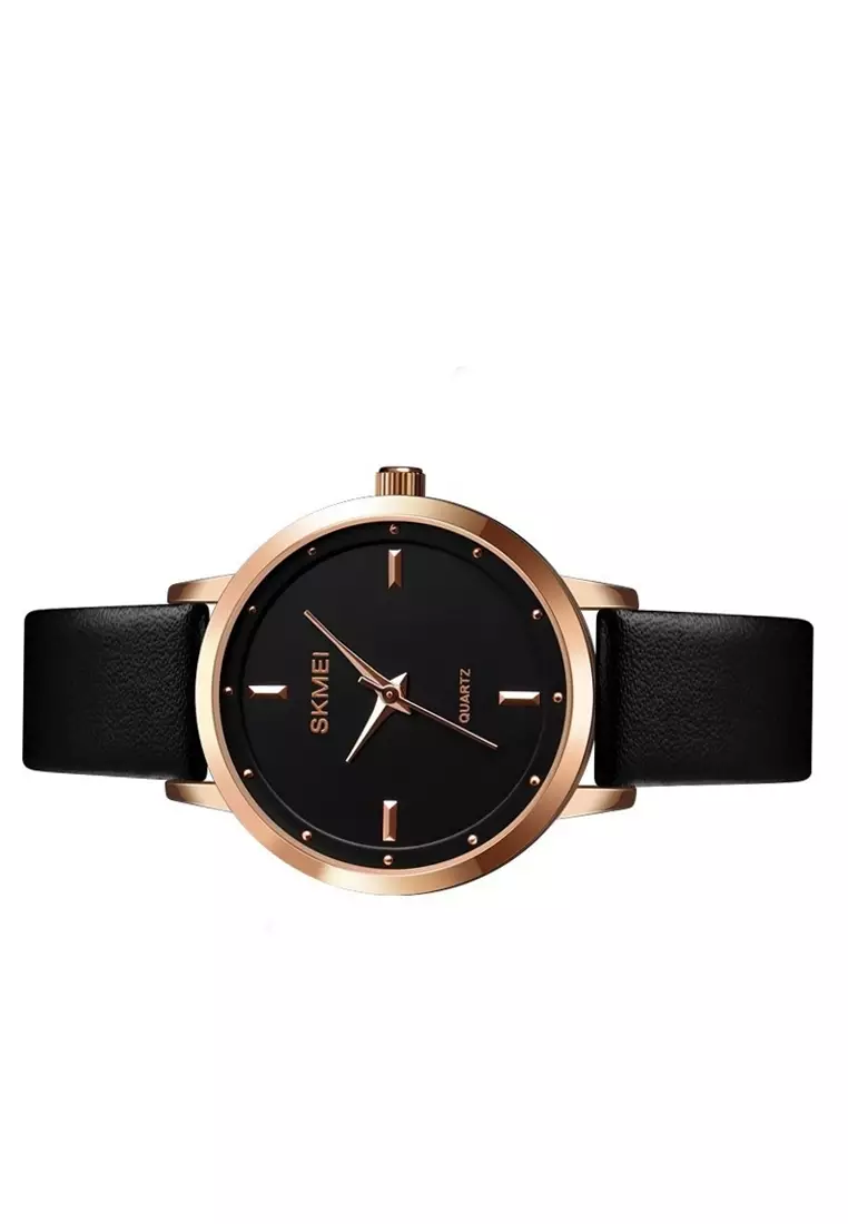 Jam Tangan Kasual Analog Dress Wanita Waterproof Strap Tali Material PU Leather HW23 ORIGINAL