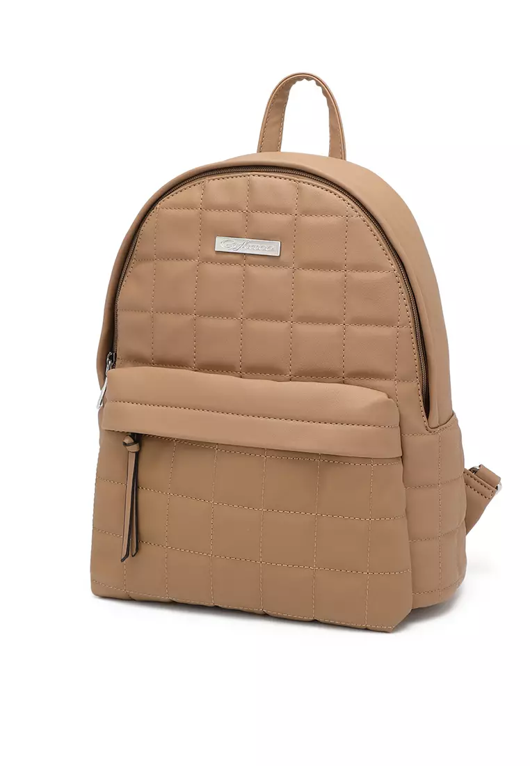 GYKACO JOLA Beige - Tas Ransel Wanita - Fashion Backpack (IMPORT)