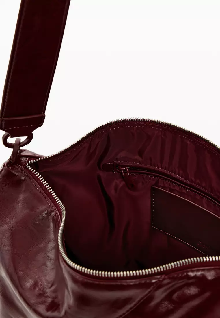 LARGE FAUX LEATHER BAG