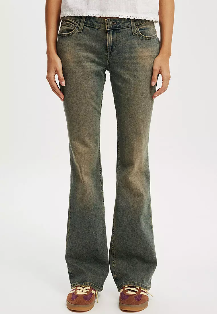 Low Rise Bootcut Jeans