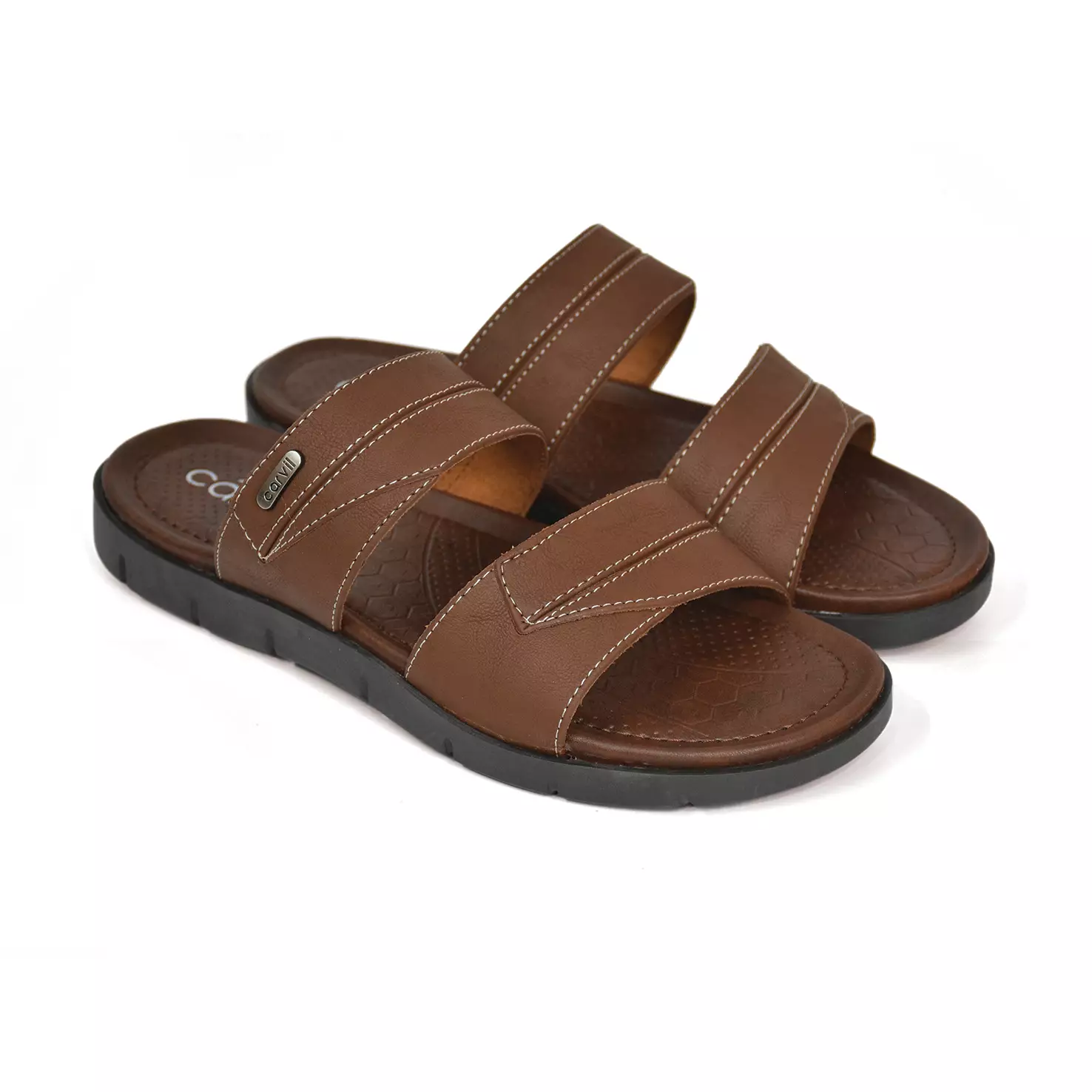 Carvil Sandal Pria Wolves-02 M Brown