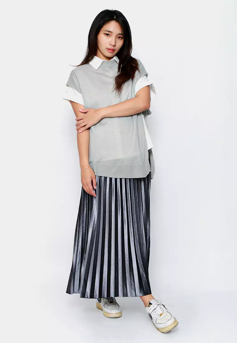 AUDRINA Side Ribbon Vest