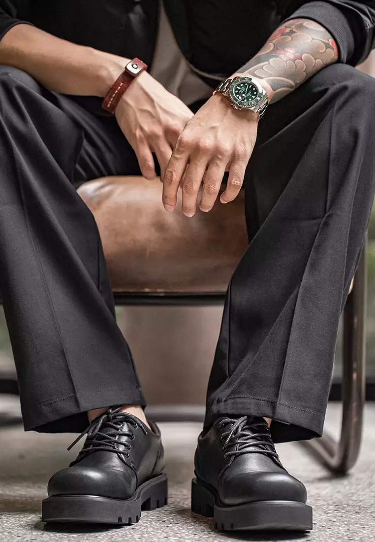 XAFITI thick sole Suede derby Footwear 2025 Buy XAFITI Online