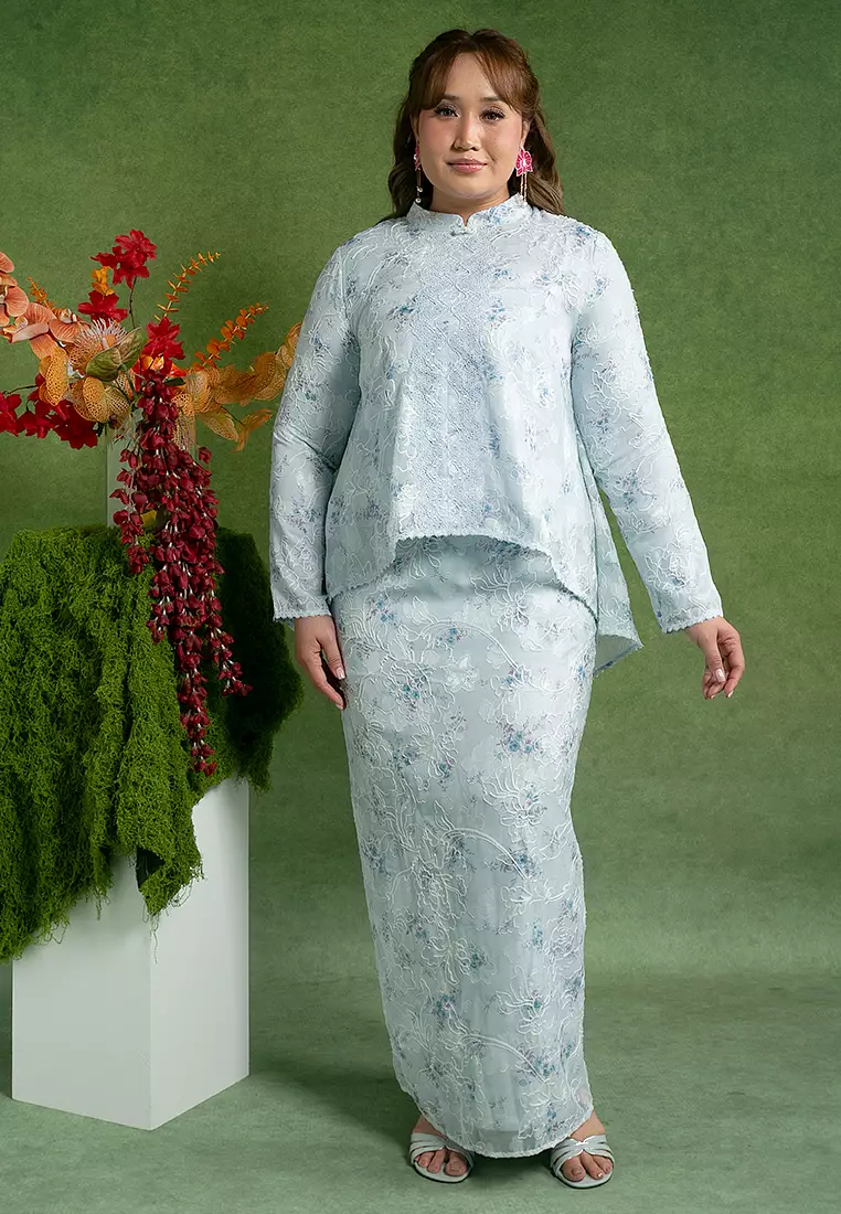Lena Plus Size Babydoll Kurung Set