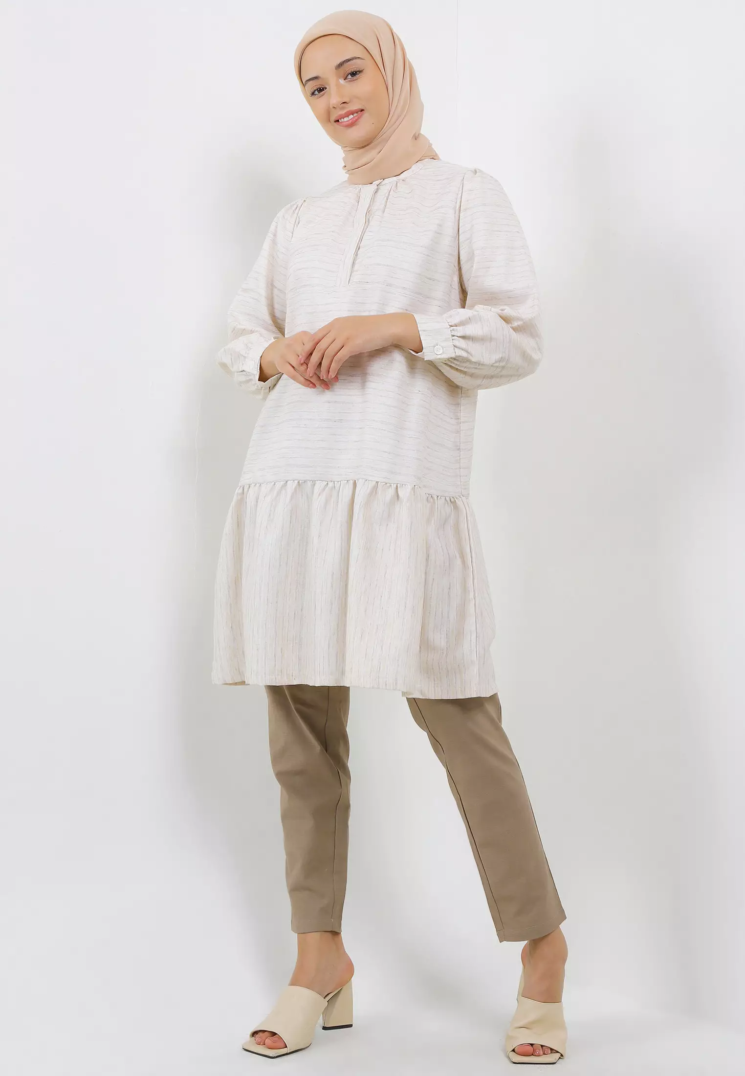 MFMW Umirah Tunik Yellow Motif