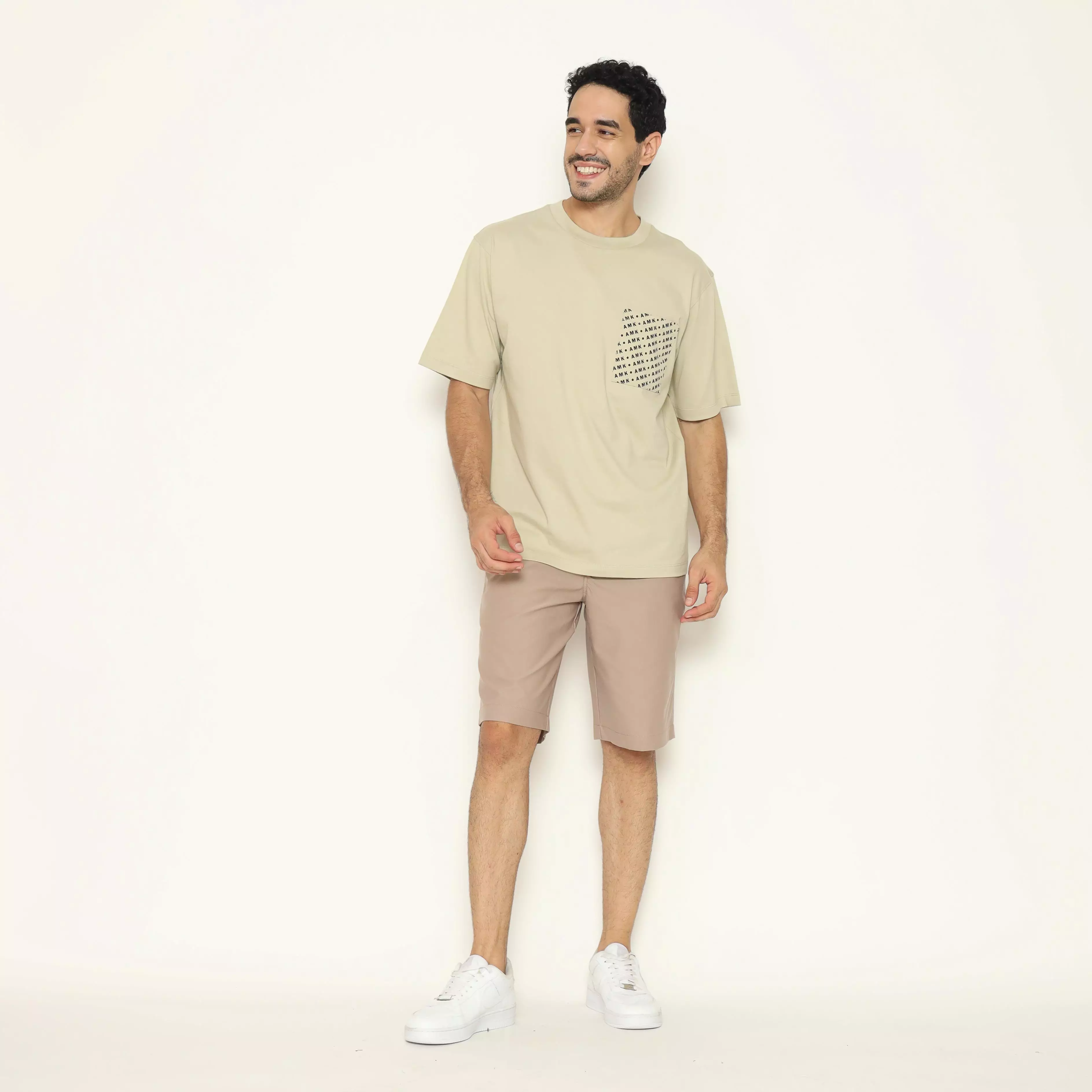 AMK Tshirt Polos Oversized  Pendek TS Sergei S/S Grey