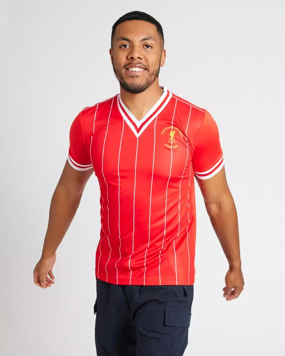 Liverpool FC 1984 Rome Home Shirt - Official LFC Jersey Original Pria