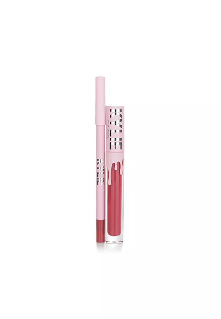 KYLIE COSMETICS - Matte Lip Kit: Matte Liquid Lipstick 3ml + Lip Liner 1.1g - # 500 Kristen Matte 2pcs