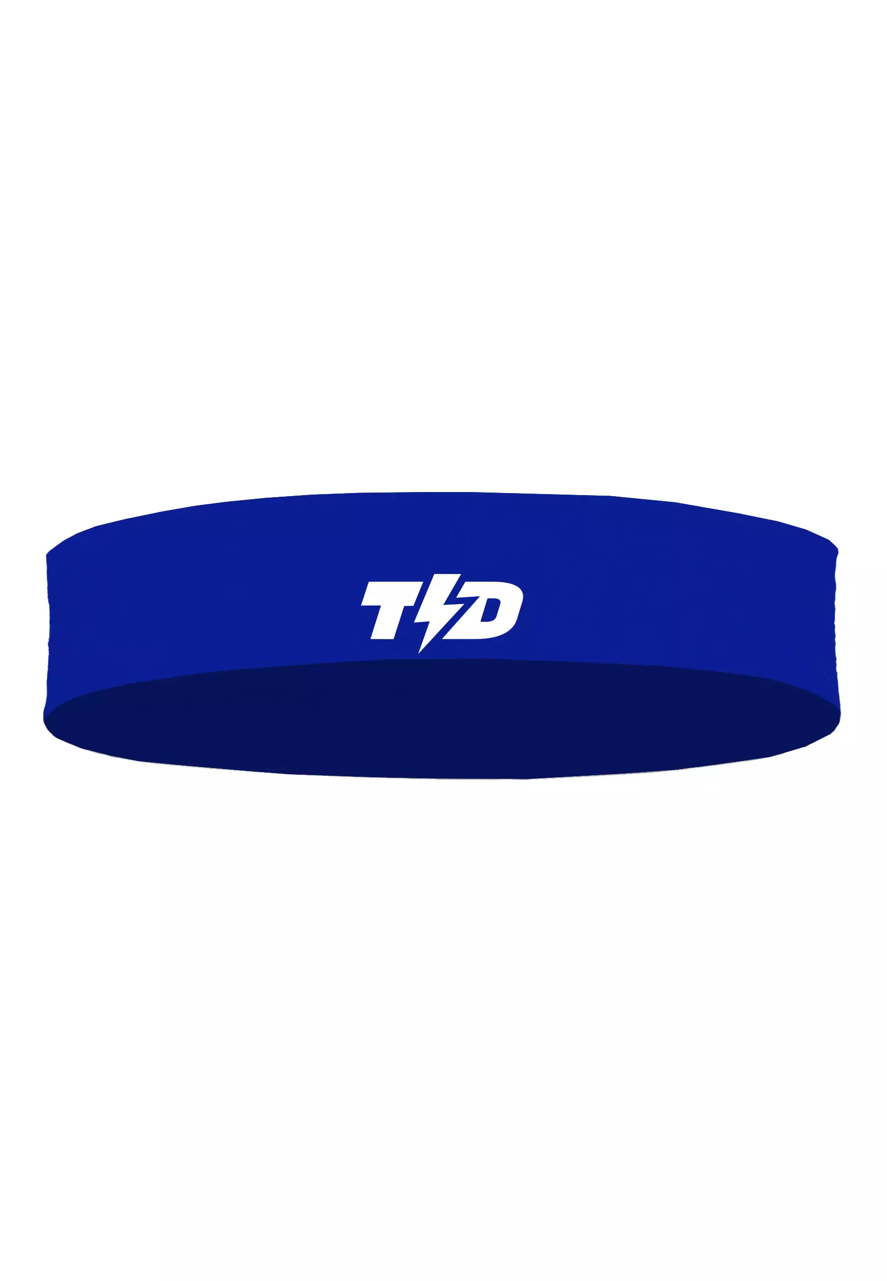 ABA07 Head Band Anti Bau Zeroodor Logo Putih Polos Biru