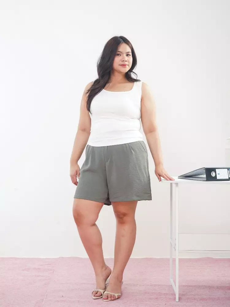 xtramiles Ladies shorts pants saturn shorts greysh green