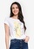 SISLEY white Relaxed Fit Printed T-shirt 6F59CAA1E470D5GS_1