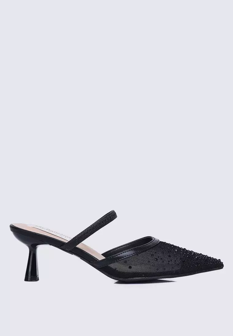 Discount on My Ballerine  shoes - SKU: My Ballerine Amelia Comfy Heels In Black