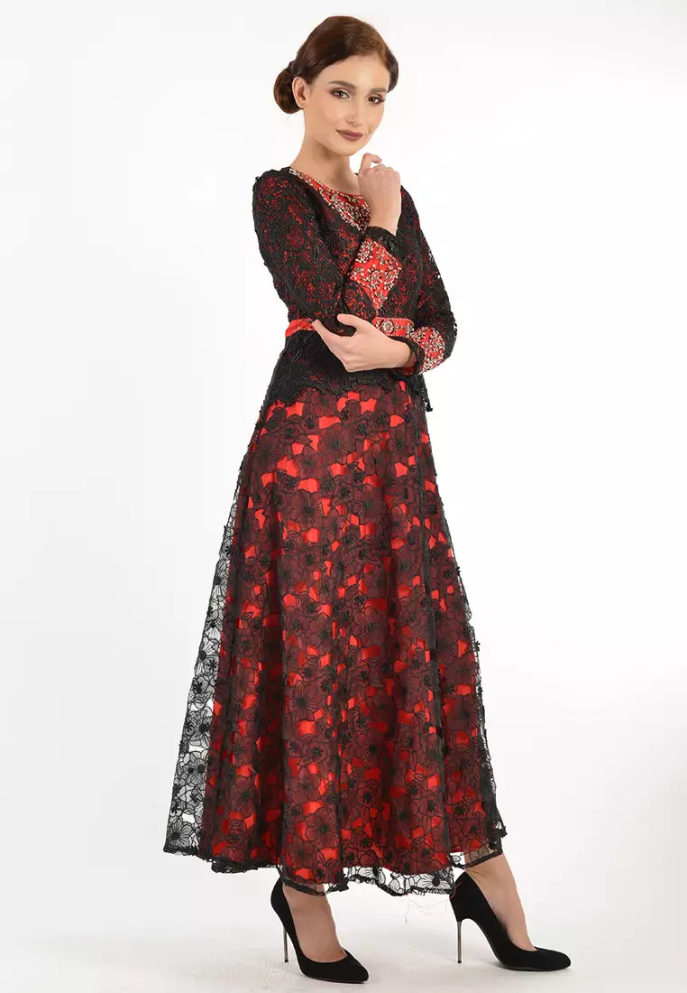 Bibiq Gamis Brokat Organza