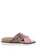 PRODUIT PARFAIT pink Cross strap comfort slipper 4B3E6SH04A77AFGS_1