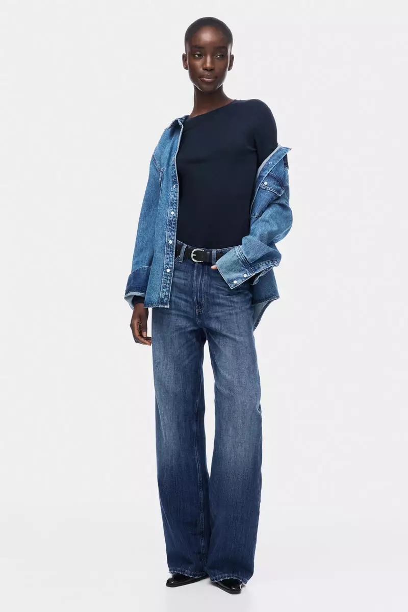 Pima cotton jersey top