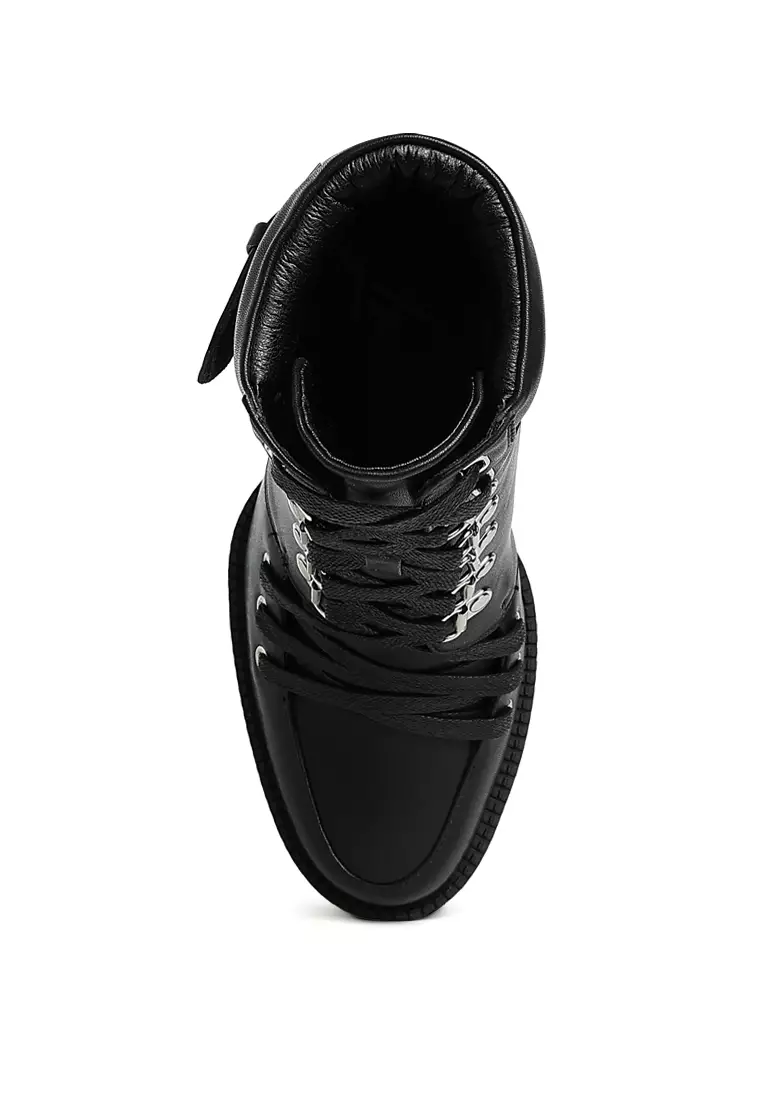 Lace up Combat Boots